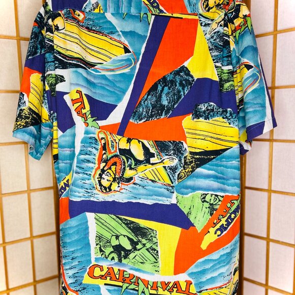 Vintage Jams World Mid-Pacific Carnival Aloha Shirt - Picture 3 of 6